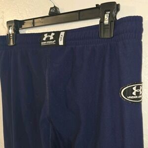 Under Armour UA Sweat leggings Uniform-style Navy Blue Size XXL Patch layer